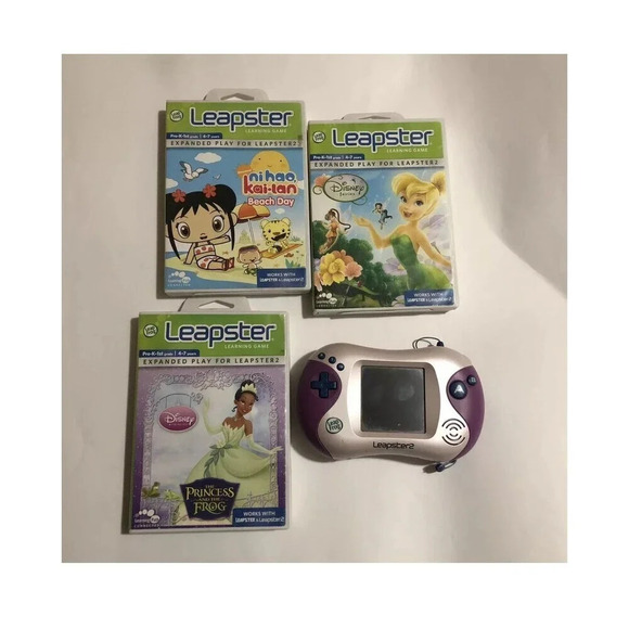 Leap Frog Leapster 2  Learning Game System with 3 games - Picture 1 of 4